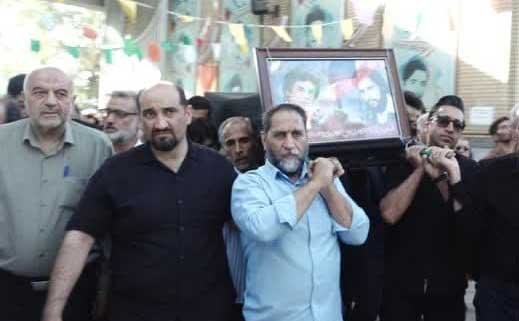 پیکر مادر شهیدان محمود نژاد در قم تشییع شد